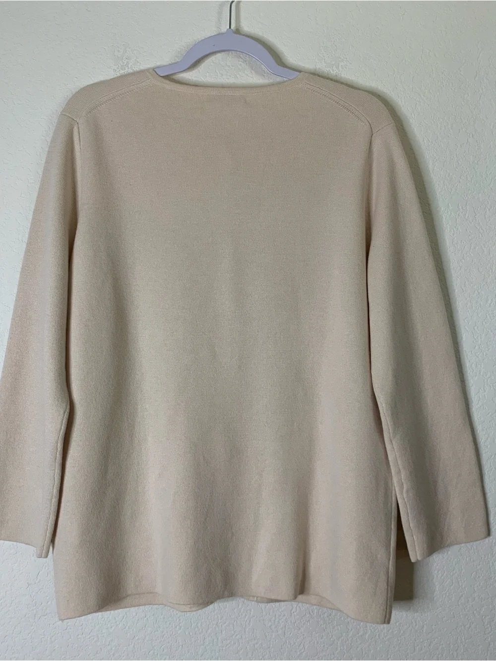 J.Crew Womens Cream Giselle sweater Blazer S
